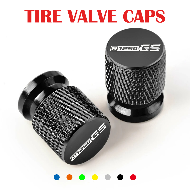 Motorcycle Valve Cover - قطعتان من أغطية صمامات إطارات الدراجات
