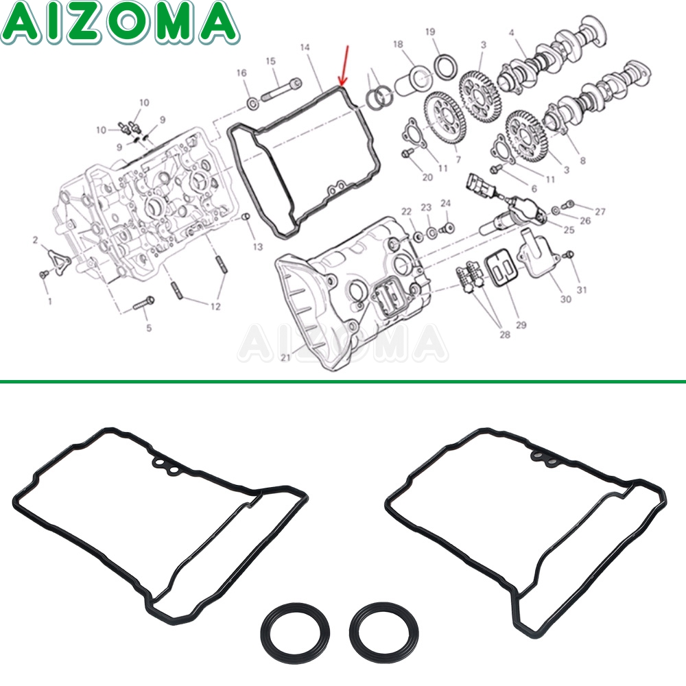 اكسسوارات الدراجات النارية غطا - مراجعة Motorcycle Gasket وسعره