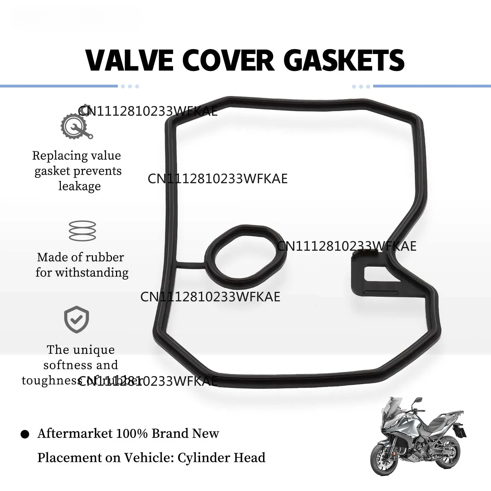 حشية غطاء رأس أسطوانة الدراجة  - مراجعة Motorcycle Gasket وسعره